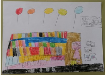 Dibujo de Inés Martín del Dedo