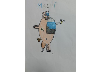 Dibujo de Mario Aguilera García (cat. 2)