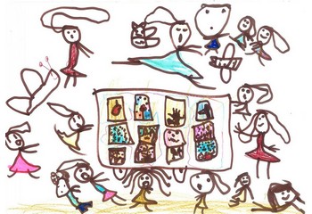 Dibujo de Abril Castroverde Hernando (cat. 1)