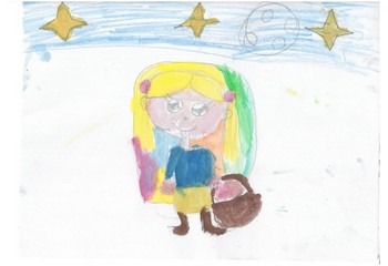 Dibujo de Carla Vah&iacute;llo Jim&eacute;nez (cat. 2)