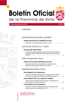 Boletín Oficial de la Provincia del miércoles, 25 de febrero de 2015