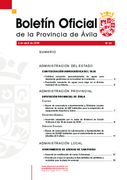 Boletín Oficial de la Provincia del miércoles, 4 de abril de 2018