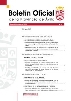 Boletín Oficial de la Provincia del martes, 4 de septiembre de 2018