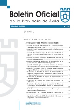 Boletín Oficial de la Provincia del martes, 16 de julio de 2019