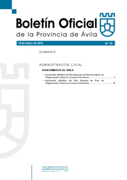 Boletín Oficial de la Provincia del martes, 19 de marzo de 2019