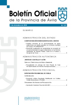 Boletín Oficial de la Provincia del miércoles, 9 de diciembre de 2020