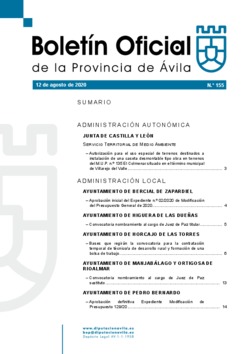 Boletín Oficial de la Provincia del miércoles, 12 de agosto de 2020