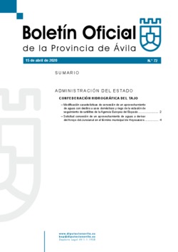 Boletín Oficial de la Provincia del miércoles, 15 de abril de 2020