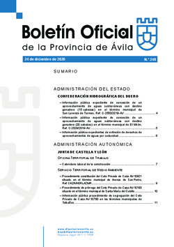 Boletín Oficial de la Provincia del miércoles, 23 de diciembre de 2020