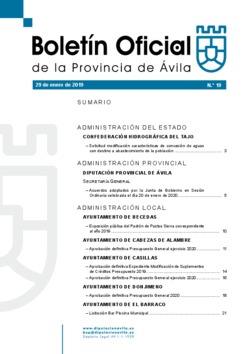 Boletín Oficial de la Provincia del miércoles, 29 de enero de 2020