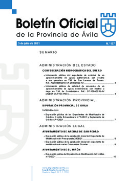 Boletín Oficial de la Provincia del lunes, 5 de julio de 2021