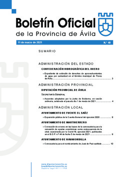 Boletín Oficial de la Provincia del jueves, 11 de marzo de 2021