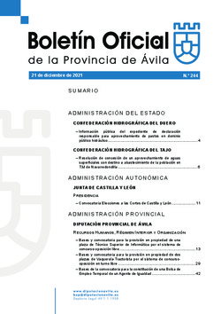 Boletín Oficial de la Provincia del jueves, 23 de diciembre de 2021