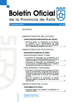 Boletín Oficial de la Provincia del miércoles, 23 de junio de 2021