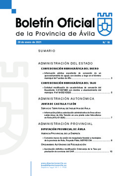 Boletín Oficial de la Provincia del jueves, 28 de enero de 2021