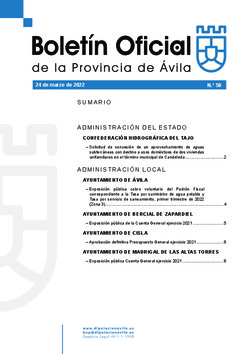 Boletín Oficial de la Provincia del jueves, 24 de marzo de 2022