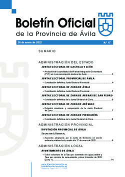 Boletín Oficial de la Provincia del miércoles, 26 de enero de 2022