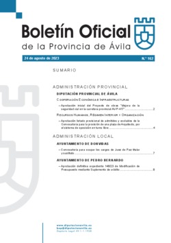 Boletín Oficial de la Provincia del jueves, 24 de agosto de 2023