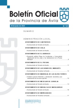 Boletín Oficial de la Provincia del miércoles, 28 de junio de 2023