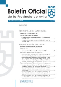 Boletín Oficial de la Provincia del viernes, 29 de diciembre de 2023