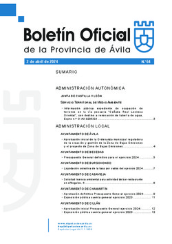 Boletín Oficial de la Provincia del martes, 2 de abril de 2024