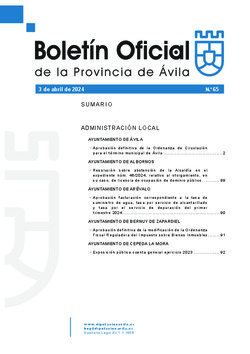 Boletín Oficial de la Provincia del miércoles, 3 de abril de 2024