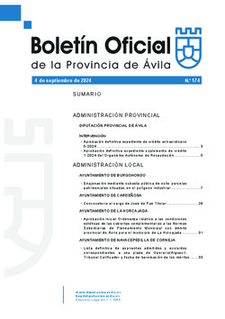 Boletín Oficial de la Provincia del miércoles, 4 de septiembre de 2024