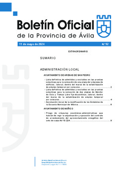 Boletín Oficial de la Provincia del viernes, 10 de mayo de 2024