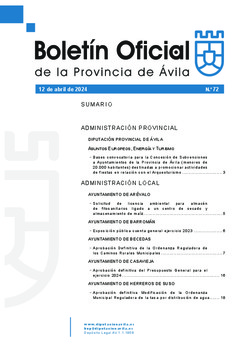 Boletín Oficial de la Provincia del viernes, 12 de abril de 2024