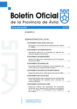 Boletín Oficial de la Provincia del martes, 16 de abril de 2024