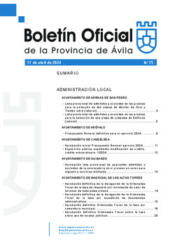 Boletín Oficial de la Provincia del miércoles, 17 de abril de 2024