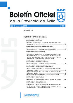 Boletín Oficial de la Provincia del viernes, 22 de marzo de 2024