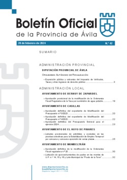 Boletín Oficial de la Provincia del miércoles, 28 de febrero de 2024