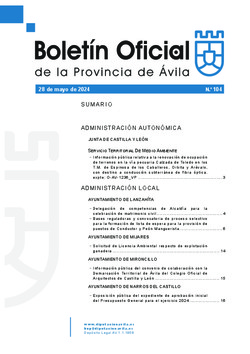 Boletín Oficial de la Provincia del martes, 28 de mayo de 2024