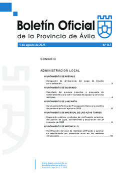BOP Viernes, 1 de agosto de 2025