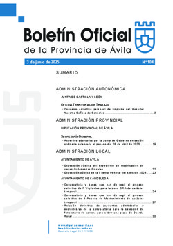 Boletín Oficial de la Provincia del lunes, 2 de junio de 2025