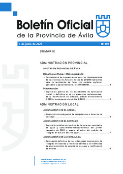 Boletín Oficial de la Provincia del martes, 3 de junio de 2025