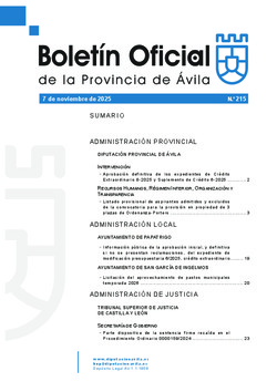 BOP Viernes, 7 de noviembre de 2025