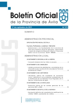 BOP Miércoles, 17 de septiembre de 2025
