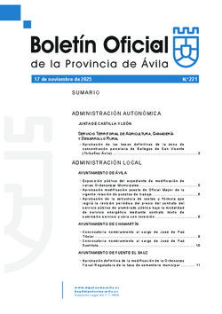 BOP Lunes, 17 de noviembre de 2025