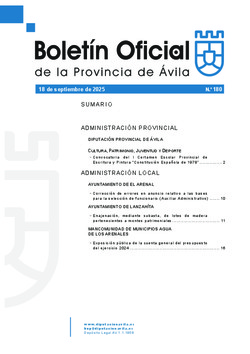 BOP Jueves, 18 de septiembre de 2025