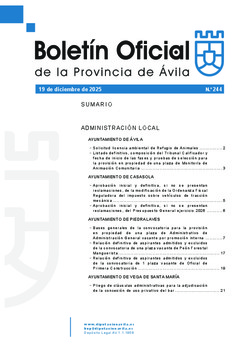 BOP Viernes, 19 de diciembre de 2025