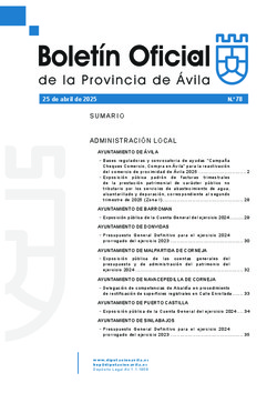 BOP Viernes, 25 de abril de 2025