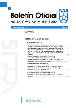Boletín Oficial de la Provincia del viernes, 22 de agosto de 2025