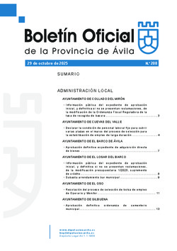 BOP Miércoles, 29 de octubre de 2025