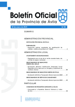 Boletín Oficial de la Provincia del miércoles, 29 de enero de 2025