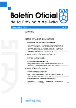 BOP Miércoles, 30 de abril de 2025