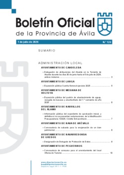 BOP Miércoles, 1 de julio de 2026