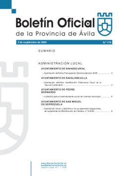 BOP Jueves, 3 de septiembre de 2026