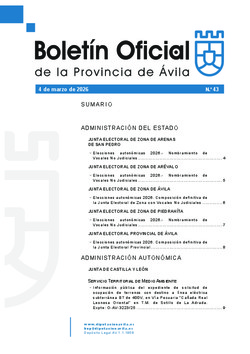 BOP Mi&eacute;rcoles, 4 de marzo de 2026